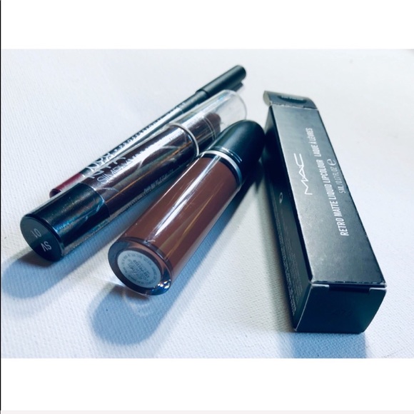 💯x3 Mac retro mate Ess-presso/nyx suede/vamp ✨ - Picture 8 of 8